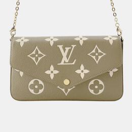 Louis Vuitton: Зелёный кошелёк  Pochette