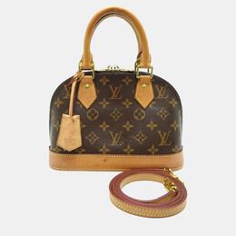 Louis Vuitton: Коричневая сумка  Alma BB
