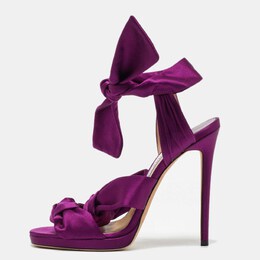 Jimmy Choo: Фиолетовые сандалии 