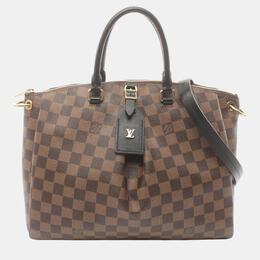 Louis Vuitton: Коричневая сумка-шоппер 
