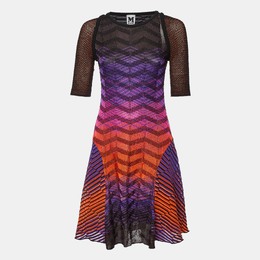 M Missoni: Многоцветное платье 