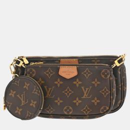 Louis Vuitton: Коричневая сумка  Pochette