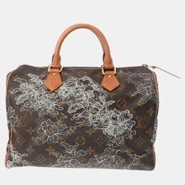 Louis Vuitton: Коричневая сумка  Speedy 30