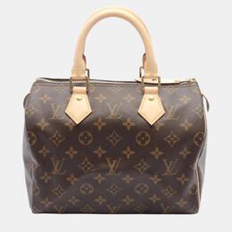 Louis Vuitton: Коричневая сумка  Speedy 25