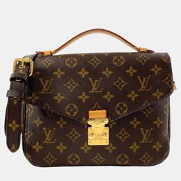 Louis Vuitton: Коричневая сумка  Pochette