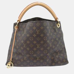 Louis Vuitton: Коричневая сумка 