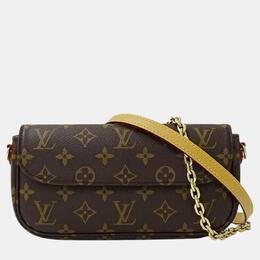 Louis Vuitton: Коричневый кошелёк 