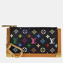 Louis Vuitton: Многоцветный кошелёк  Pochette Cles