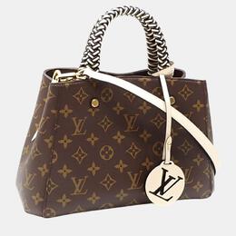 Louis Vuitton: Коричневая сумка  Montaigne