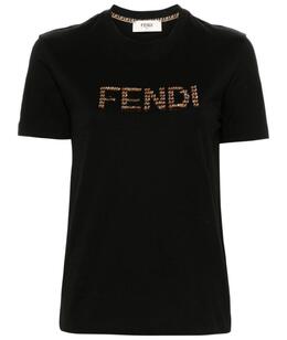 FENDI: Хлопковая футболка 