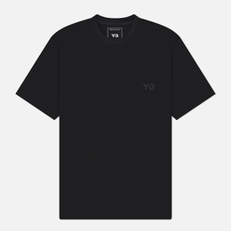 Y-3: Чёрная футболка 