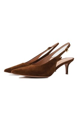 Gianvito Rossi: Коричневые туфли 