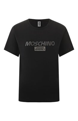 Moschino: Хлопковая футболка 