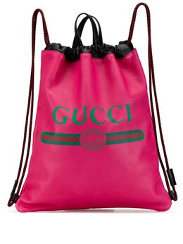 Gucci Pre-Owned: Розовый рюкзак 