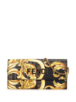 Fendi Pre-Owned: Кошелёк с принтом 