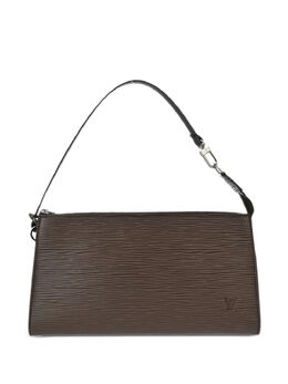 Louis Vuitton Pre-Owned: Коричневый клатч 