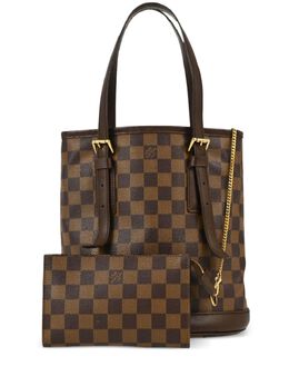 Louis Vuitton Pre-Owned: Коричневая сумка-шоппер 