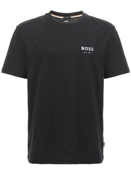 BOSS: Чёрная футболка 