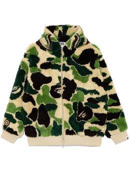 A BATHING APE®: Зелёная толстовка 