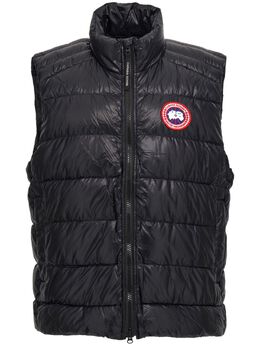 Canada Goose: Чёрный жилет  Crofton