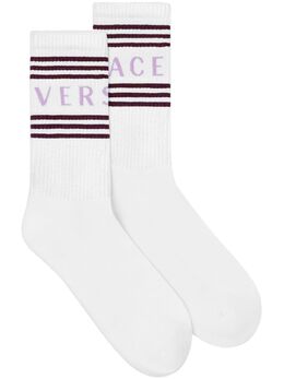 Versace: Белые носки 