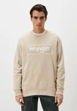 Wrangler: Бежевый свитшот 