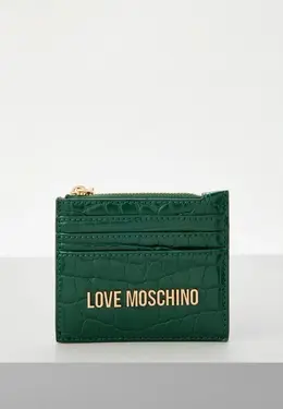 Love Moschino: Зелёный картхолдер 