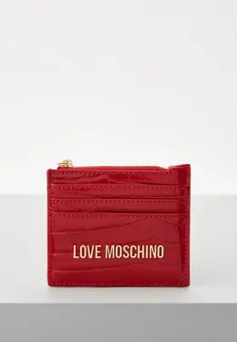 Love Moschino: Красный картхолдер 