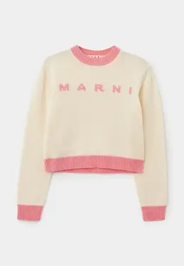 Marni: Бежевый свитер 