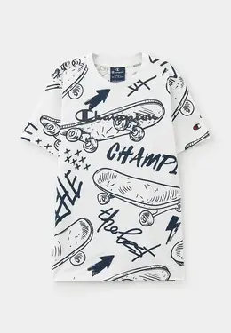 Champion: Белая футболка 