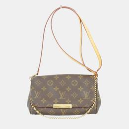 Louis Vuitton: Коричневая сумка  Pochette