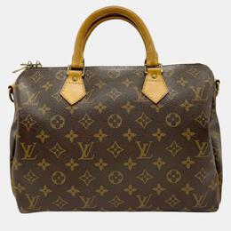 Louis Vuitton: Коричневая сумка  Speedy