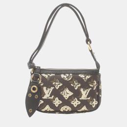 Louis Vuitton: Коричневая сумка  Pochette