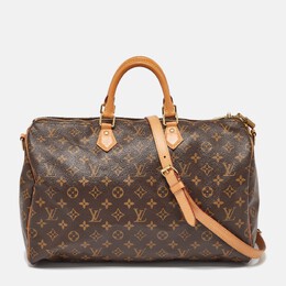 Louis Vuitton: Коричневая сумка  Speedy