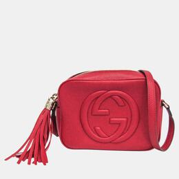 Gucci: Красная сумка  Interlocking G