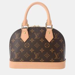 Louis Vuitton: Коричневая сумка  Alma BB