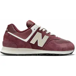 New Balance: Бордовые кроссовки  574