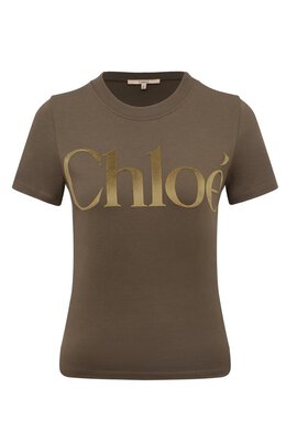 Chloé: Хлопковая футболка 