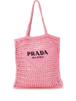 Prada Pre-Owned: Розовая сумка-шоппер 