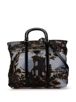 Prada Pre-Owned: Коричневая сумка 