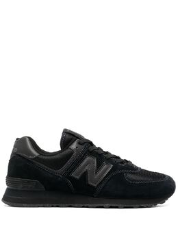 New Balance: Чёрные кроссовки  574