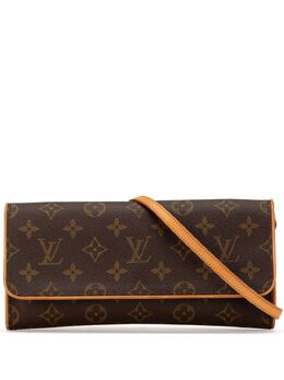 Louis Vuitton Pre-Owned: Коричневая сумка через плечо 