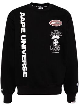 AAPE BY *A BATHING APE®: Свитшот с принтом 