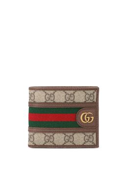 Gucci: Бежевый кошелёк  Ophidia GG