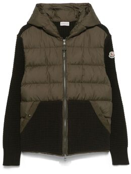 Moncler: Зелёная куртка 