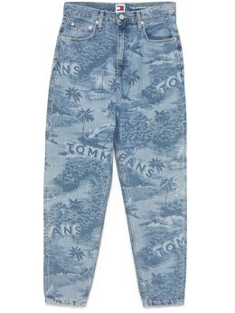 Tommy Jeans: Голубые джинсы 