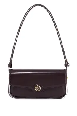 Tory Burch: Фиолетовая сумка  Robinson