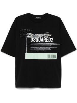 DSQUARED2: Футболка с принтом 