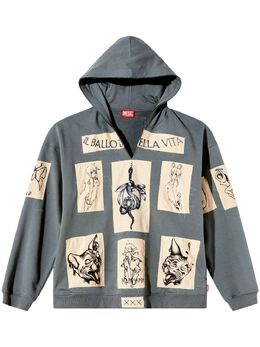 Diesel: Толстовка с капюшоном 