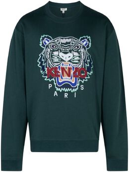 Kenzo: Свитшот  Tiger с принтом